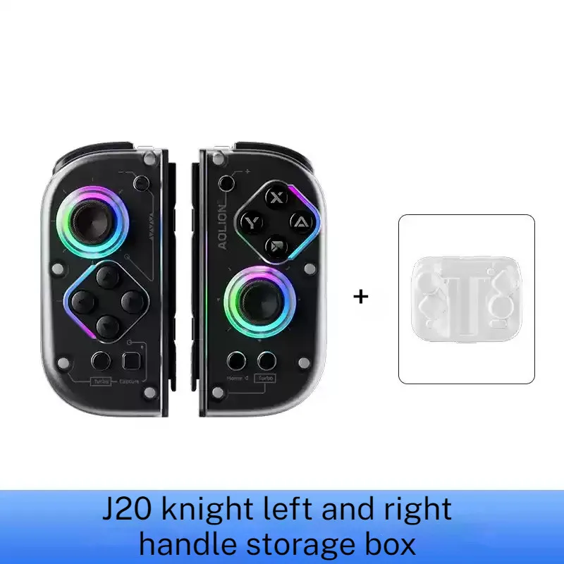 AOLION J20 BT Joycon وحدة تحكم الألعاب غمبد التبديل/لايت/Oled غمبد RGB متوافق مع الكمبيوتر أندرويد IOS Esports الألعاب الملحقات