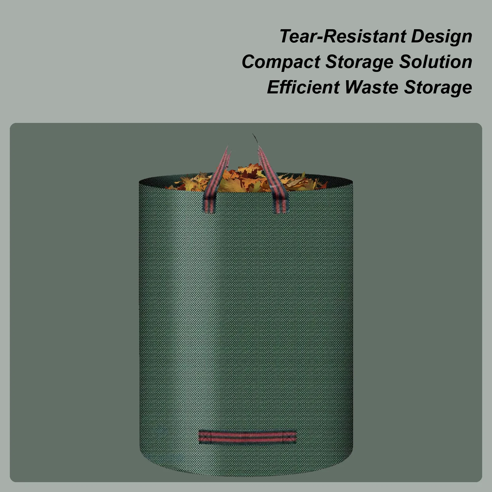 

Garden Bag For Leaves Foldable Double Handles Reinforced Reusable Lawn And Leaves Garden Bag For Garage Beach Backyard Park