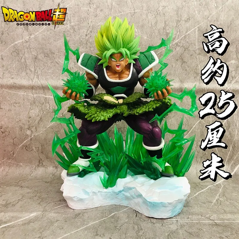 

25cm Anime Figure Dragon Ball Broli Super Saiyan Action Figure Broly Home Decoration Ornament Kids Gifts Action Statue Pvc Model