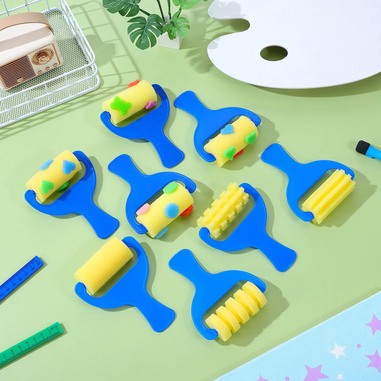 2Set Sponge Drawing Roller Kit - огляд і ціна Kids Education Kit