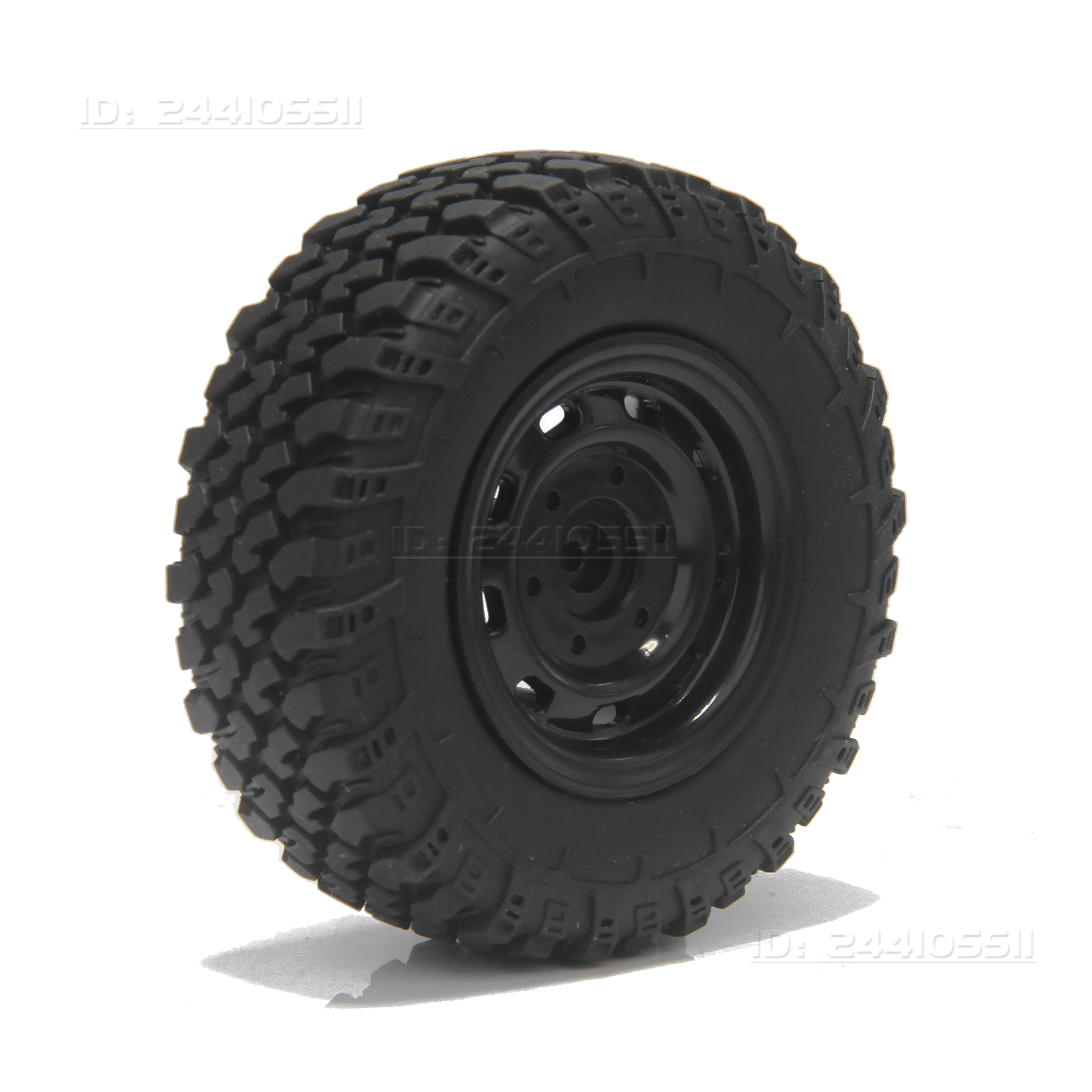 4PCS 73 millimetri Cerchione In Gomma Pneumatico Pneumatico 5 millimetri Mozzo Esagonale per RC Fuoristrada Auto MN99S MN98 MN82 WPL C24-1 B36 D12 C64 D74-1 Parte