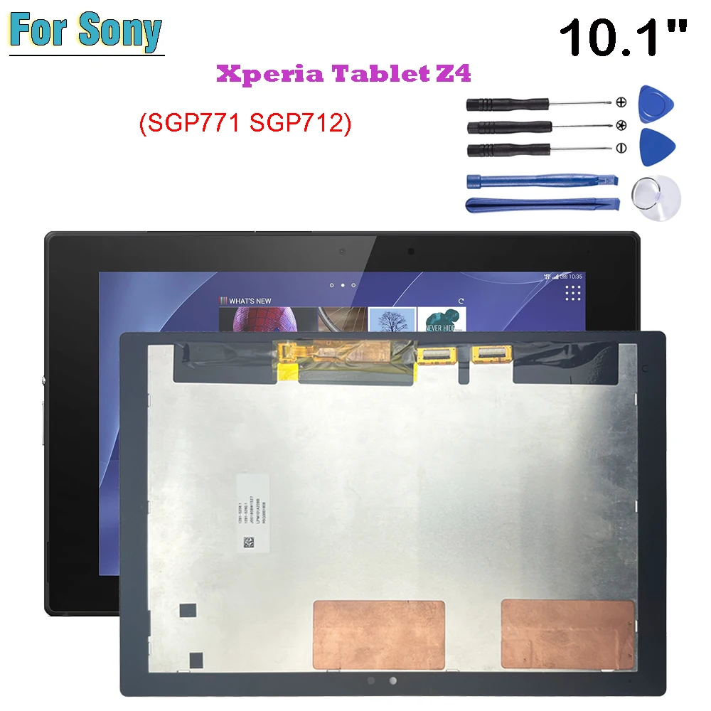 

Новый для Sony Xperia Tablet Z4 SGP771 SGP712, ЖК-дисплей, сенсорный экран, дигитайзер, панель в сборе, замена