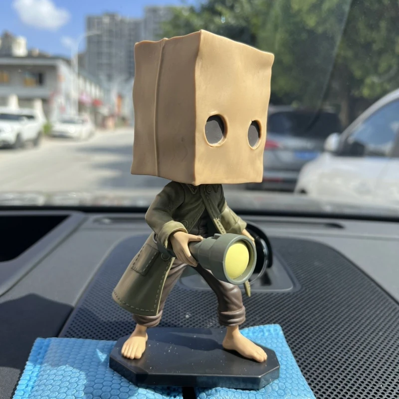 Game Little Nightmares mono Six Cosplay Figure Model Prop Kawaii 3D PVC Figure Stand Ornament Decoration Halloween Accessories