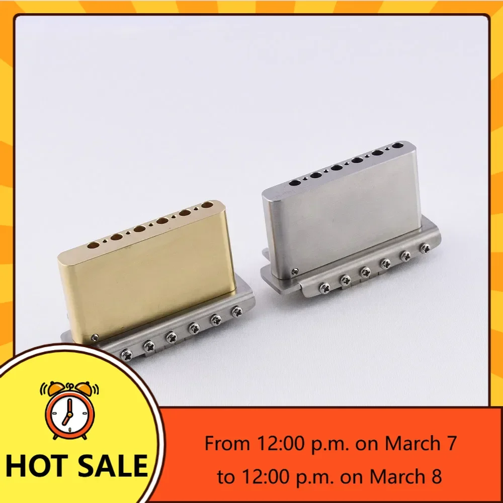 

Q-X Music Store-【Made in Japan】Super Quality 2 Points Tremolo System Bridge With Stainless Steel / Brass Saddle Block