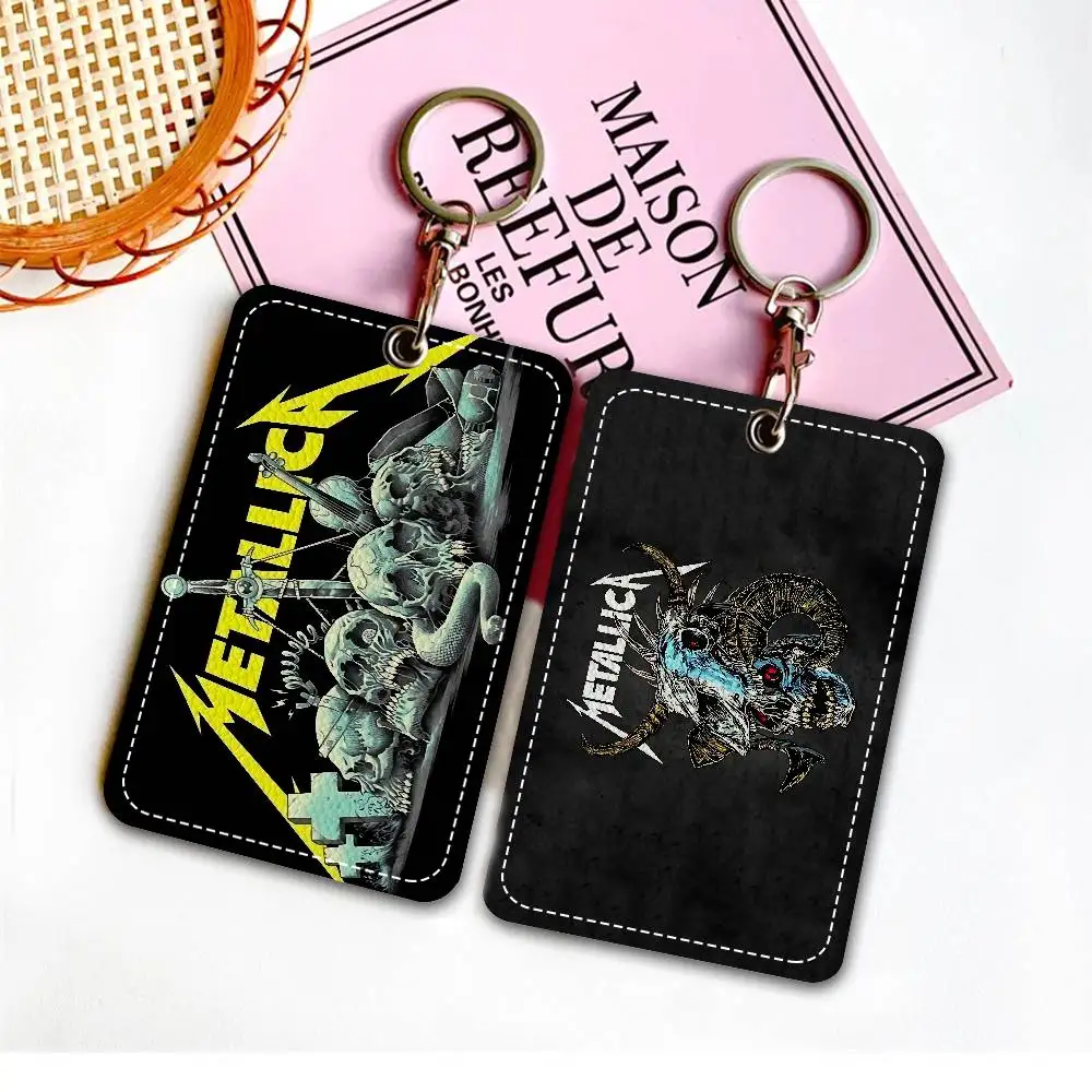

M-Metallica мультяшные держатели для карт, студенческие защитные чехлы для удостоверений личности, чехлы для студентов, кампуса, карты доступа, брелок для ключей, анти-потерянный