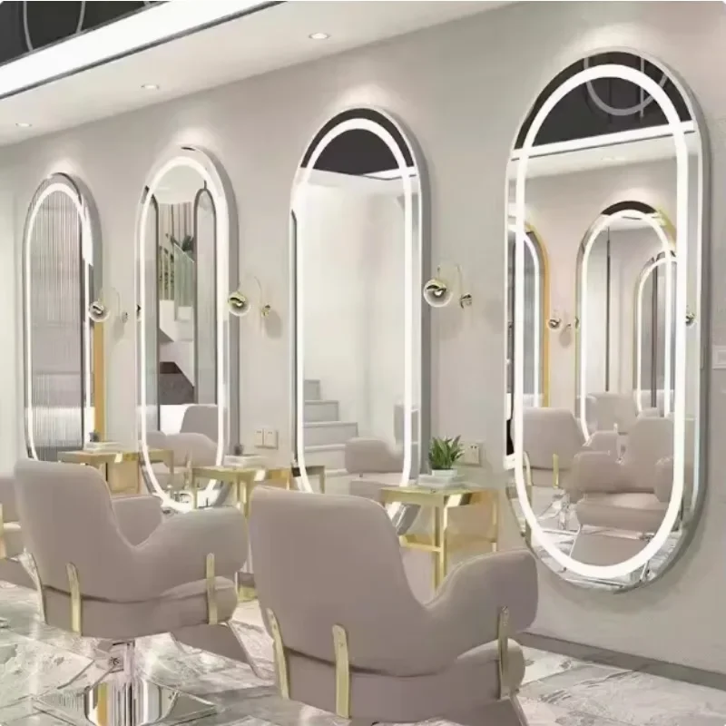 Unbreakable Large Whole Body Dressing Touch Switch Mirror Tempered Glass Explosion Proof Frame Mirror