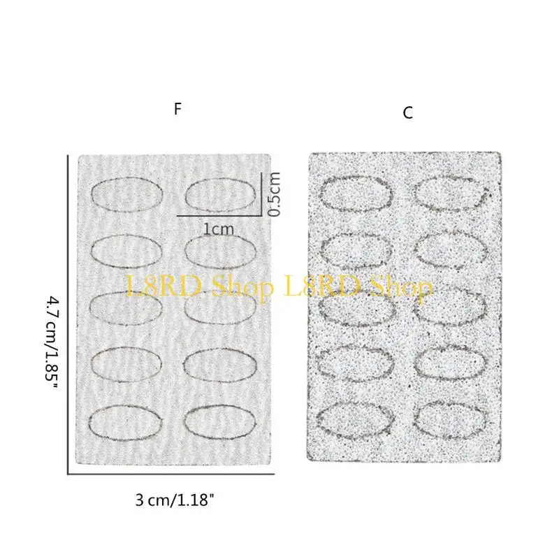 L8rd 50 grain mini fichiers à ongles jetables