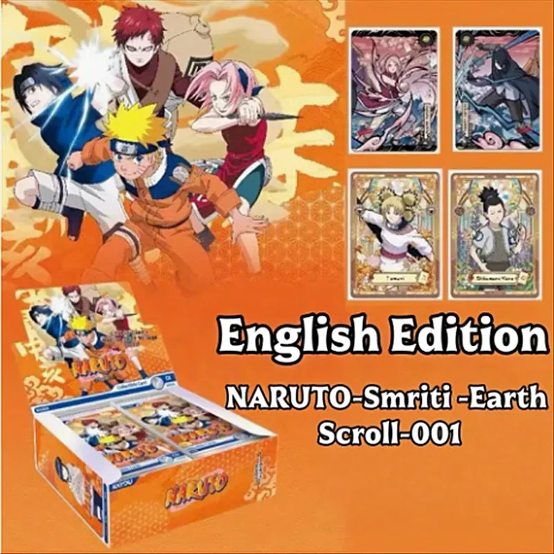 KAYOU Genuine Naruto T2W7 T4W6 English Version Anime Card Box Rare