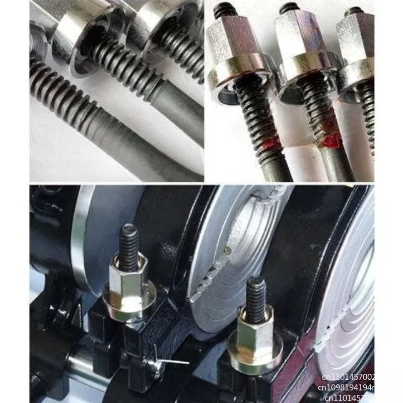 Manual hydraulic butt welding machine accessories hoisting screw hot melt welded pipe pressing machine pressure pin screw