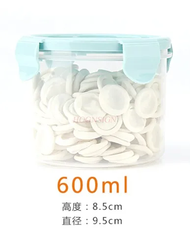 Embroidery Sealed Storage Tank Ring Color Cup Finger Cover Misting Needle Sheet Transparent Plastic Storage Box