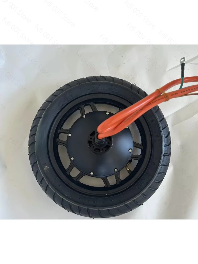 14 inch unilateral shaft high power hub motor disc brake electric tricycle double hall motor