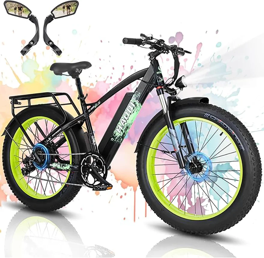 HAOQI Leopard Pro adult E-bike 750W 48V  commute Electric Bike,26-inch tire city ebike image 5