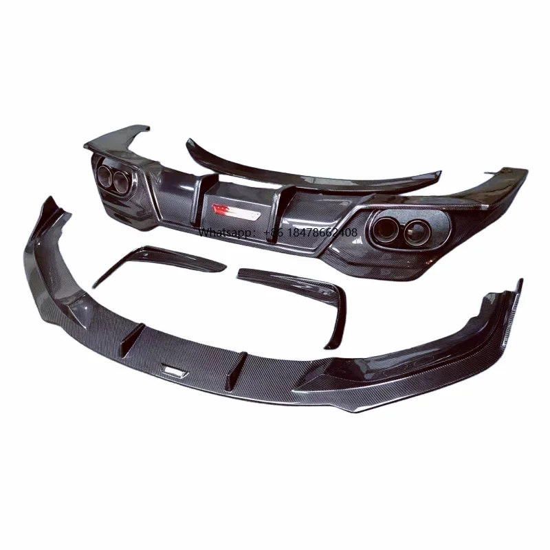 Carbon Fiber TD Style Sports Car Body Kit Suitable for 8 Series G14 G15 G16 Bumper Front and Rear Lip Spoiler Split Diffuse
