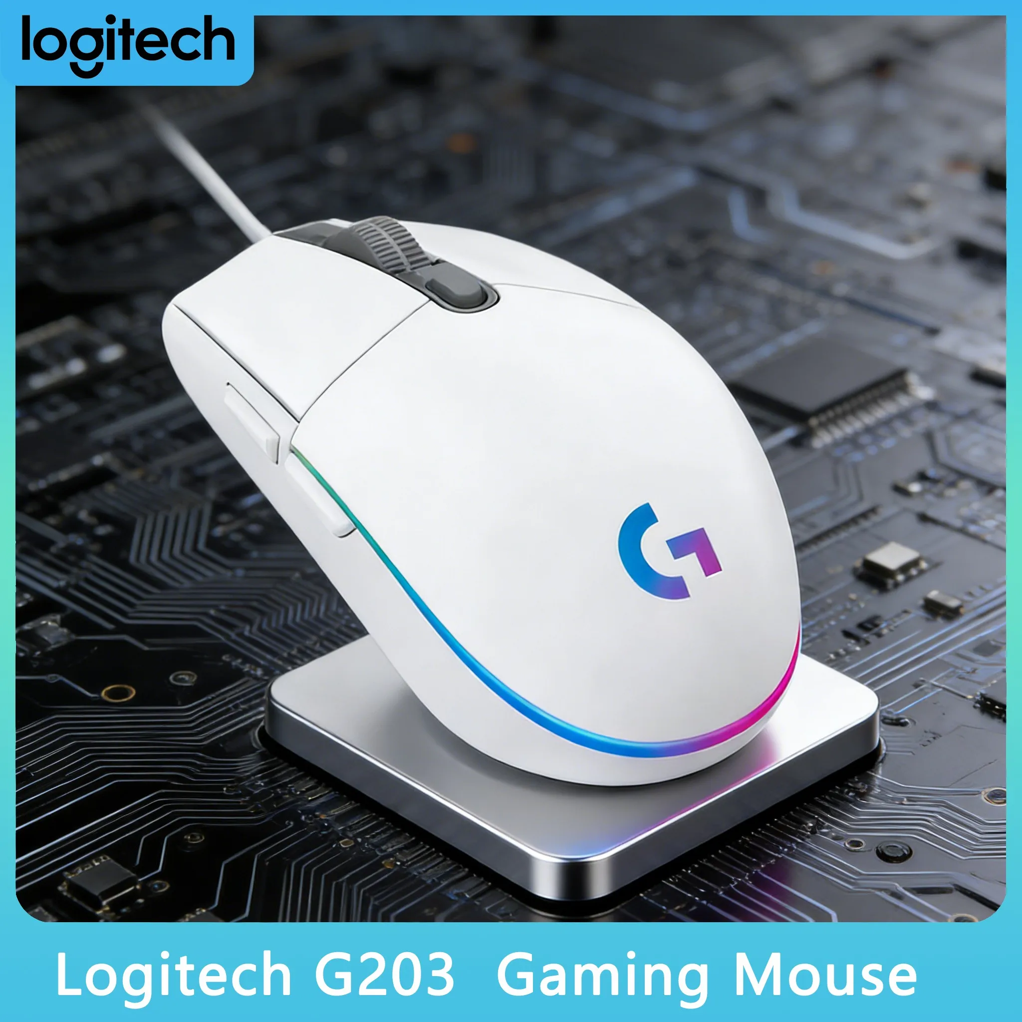 

Logitech G203 Gaming Mouse Compatible with All Gaming Mouse Pads