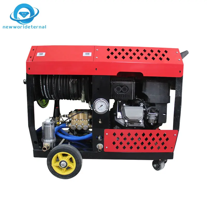 Cleaning Industrial Grade High Flow Sewer Drainage Pipe High Pressure Cleaning Machine  Rust Removal