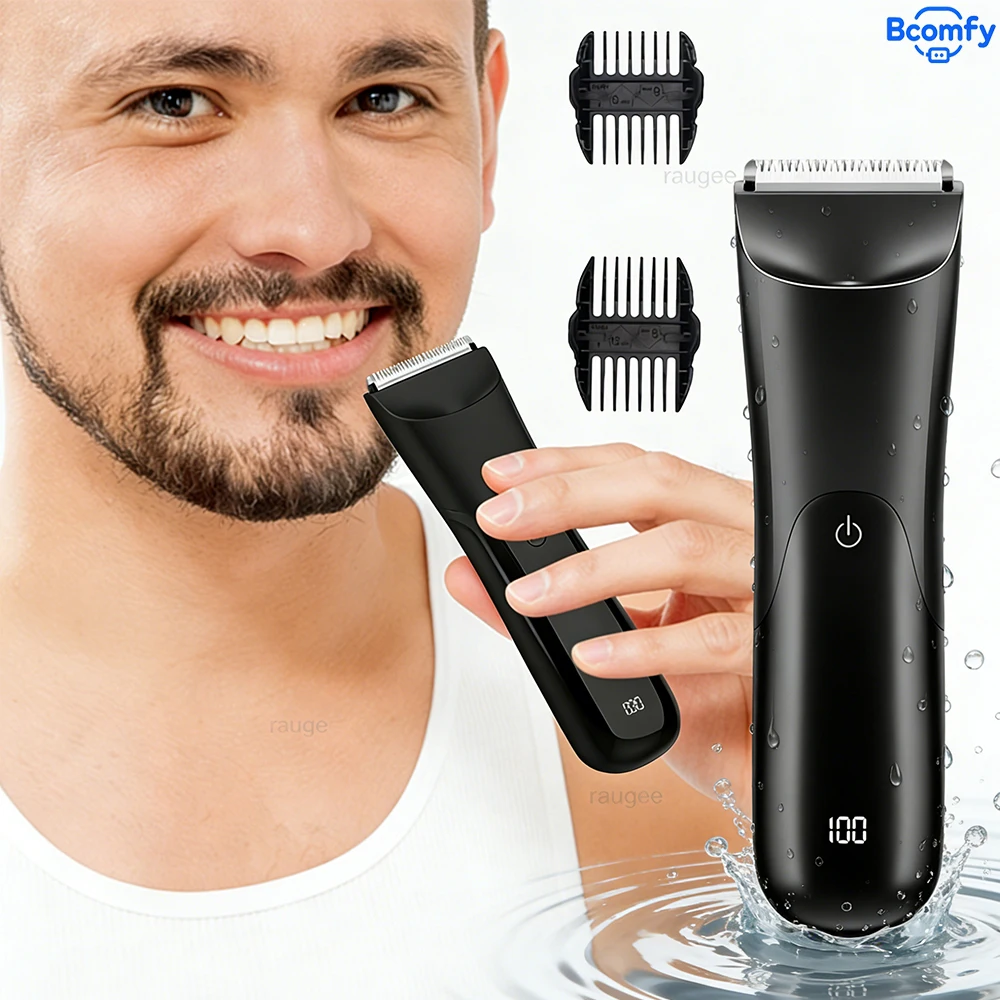 

Electric Shaver for Men Cordless Electric Hair Clipper Waterproof Rechargeable Travel Razor Portable Beard Trimmer