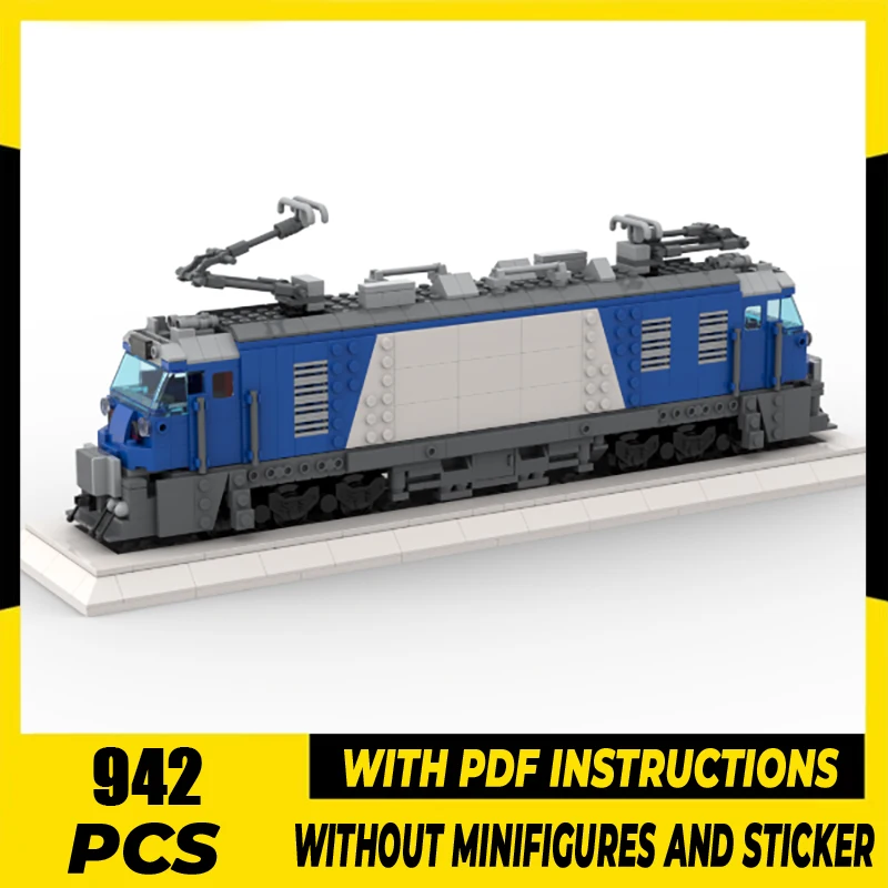 Railway Train Model Model Moc Building Bricks HX locomotive Model Technology Modular Blocks Gifts Christmas Toys DIY Assembly