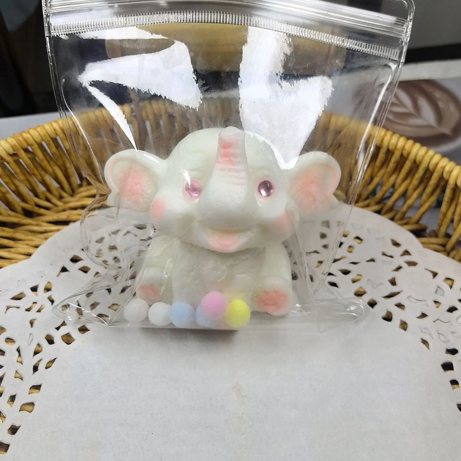 Soft Release Squeeze Elephant Toys Cartoon Stress Relief Elephant TPR Funny Pinching Decompressing Toy Adult Sensory Toys Gifts