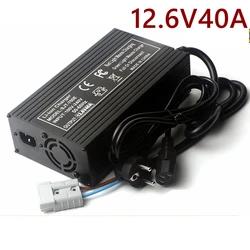 900W 12V 40A Charger 12.6V 40A Li-ion Fast Chargers For 3S 11.1V 10.8V 12 Volt Lithium Energy Storage RV UPS Solar Battery