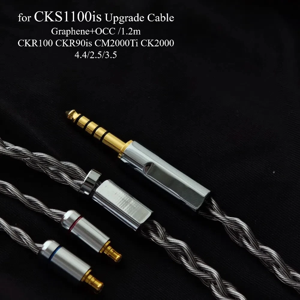 オーディオテクニカ-cm2000ti-ckr100-ckr90is-cks1100is-グラフェンアップグレードケーブル-44-25mm-バランス-hifi-a2dc-イヤホン交換用ワイヤー