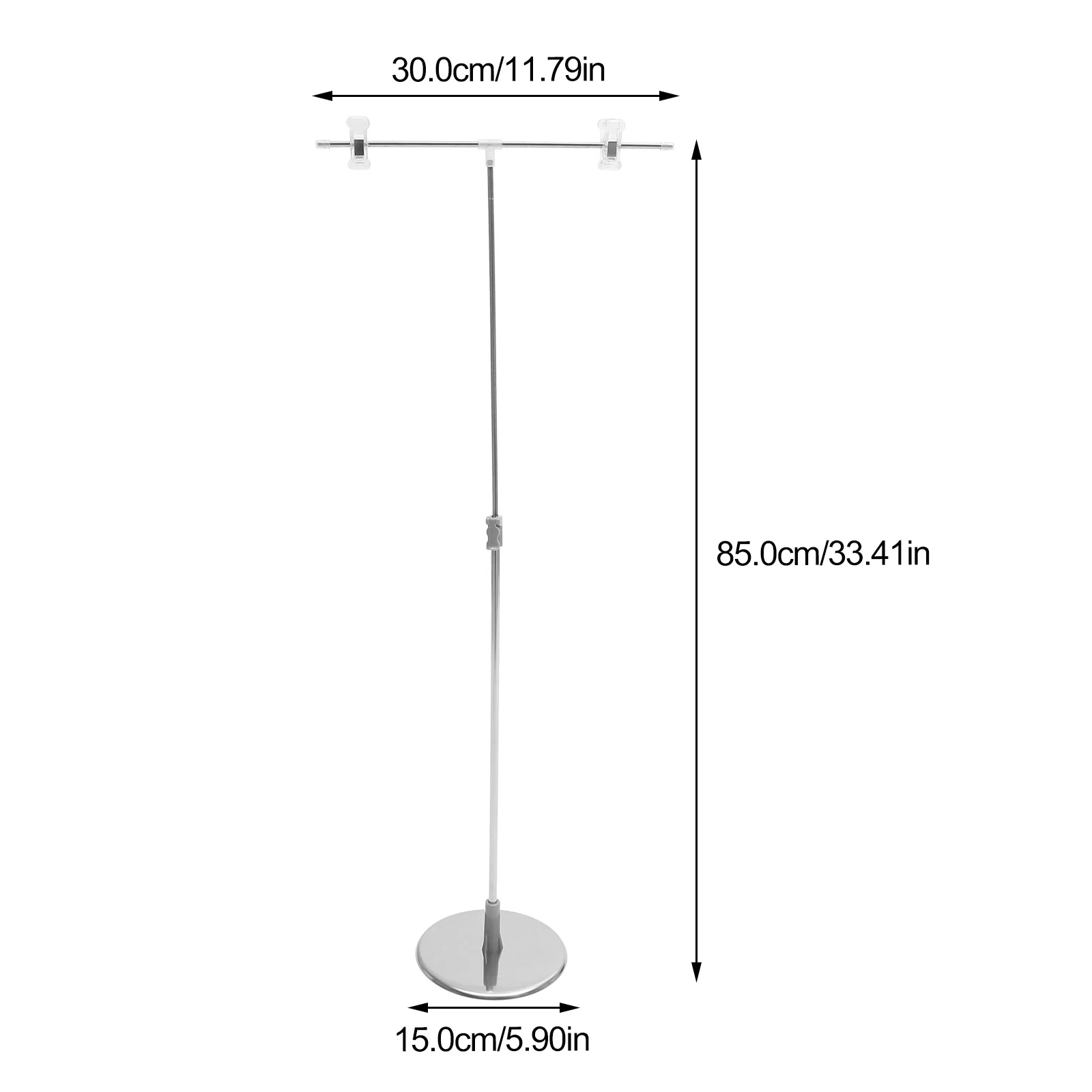 سٹینلیس سٹیل ایمبلمز ڈیسک ٹاپ بینر اسٹینڈ 85X30X15CM شادی کے لیے خوش آمدید سائن