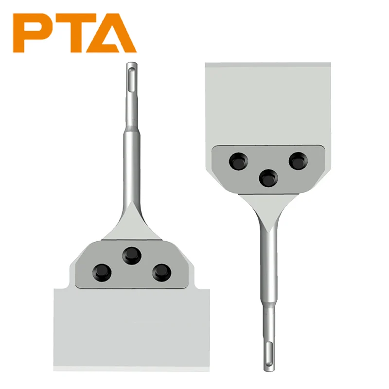 Sds Plus Lâmina de Substituição Raspador Ferramenta para Azulejos Combinação Fina de Cinzel 265 mm x 100 mm 125 mm