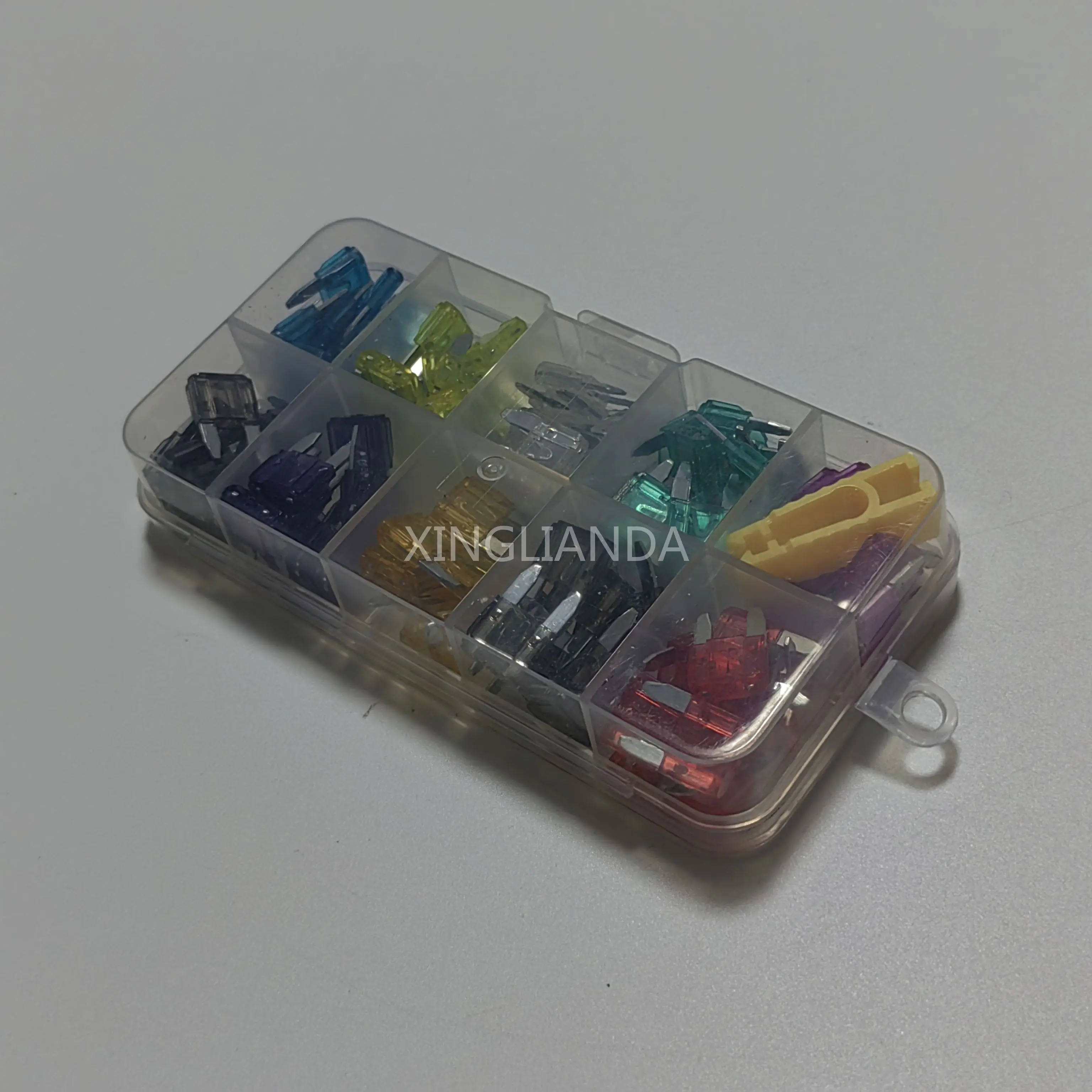 100pcs/box Car Fuse Inserts Set 2A-45A Car Fuse Inserts Mini Small Commonly Used 10 Kinds electronics