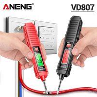 ANENG VD807 AC 12-300V Smart Induction Tester Pen NCV Sensor 50/60Hz Electric Pen Professional Non-contact Wire Detector Home