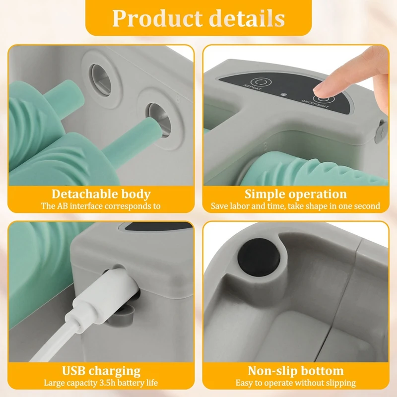 Электрическая форма для вареников, двойная головка, регулируемый прибор для вареников, домашний пресс, перезаряжаемый