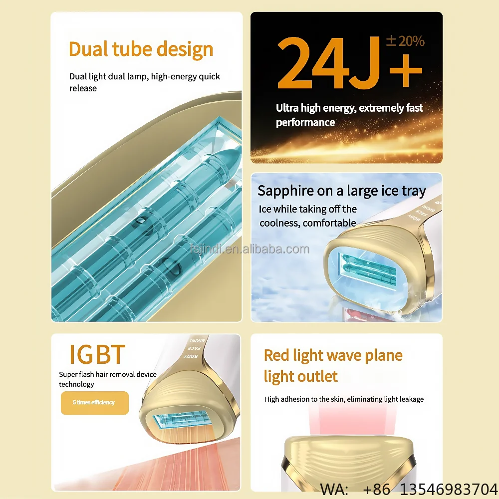 2025 Newest Double Lamp Sapphi - огляд і ціна Home Ipl Hair Removal Sapphire Cooling