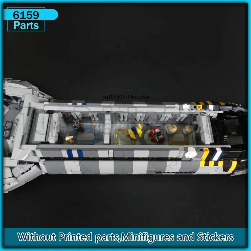 

UCCS Invisible Hand Moc Building Blocks Spaceship Starfighter Transportion DIY Assembly Creative Model Bricks Sets Display Colle