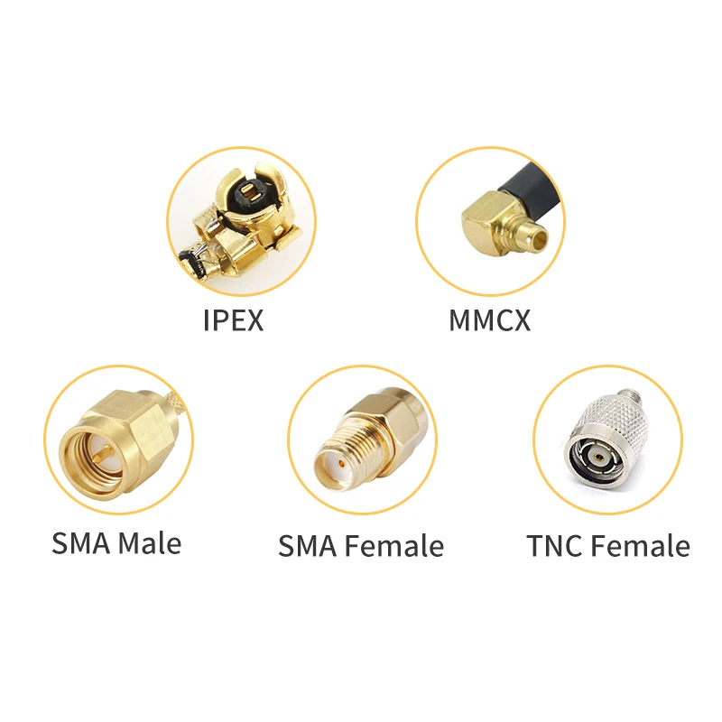 Antenne circulaire en céramique UHF RFID, utilisée pour le contrôle d\'accès, lecteur RFID UHF, petite antenne avec connecteur SMA MMCX IPEX