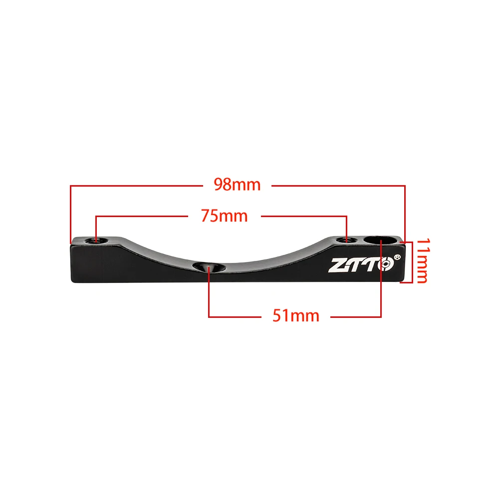 ZTTO Bicycle Disc Brake Bracket Disc Brake Caliper Mount Adapter For XTECH/ZOOM M365 Pro 1S Pro 2 Electric scooter Oil Brakes