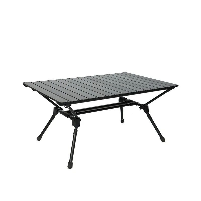 Aluminum Alloy Portable Folding Retractable Camping Table and Tourist Tables, Outdoor Furniture for Picnic and BBQ