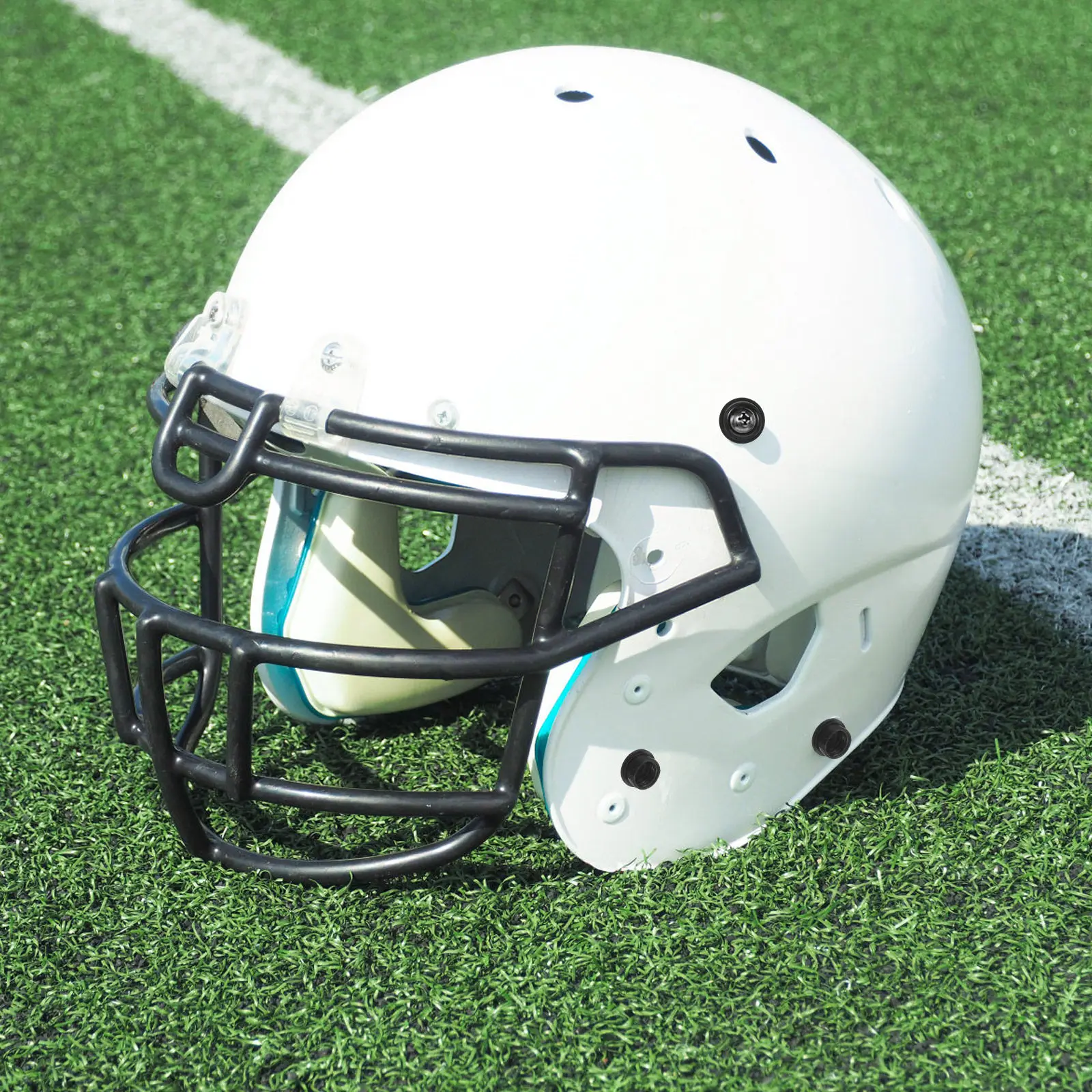 

10Pcs Bladder Valve Retainer Cap for Football Helmets Threaded Valve Caps Reliable Safety Performance Easy Installation