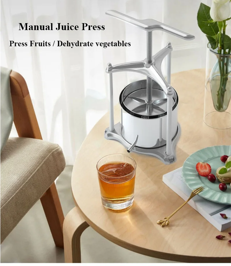 Tool 5L Hand Wine Pressing Separation Fruit Vegetable Dehydrator Press Machine Household