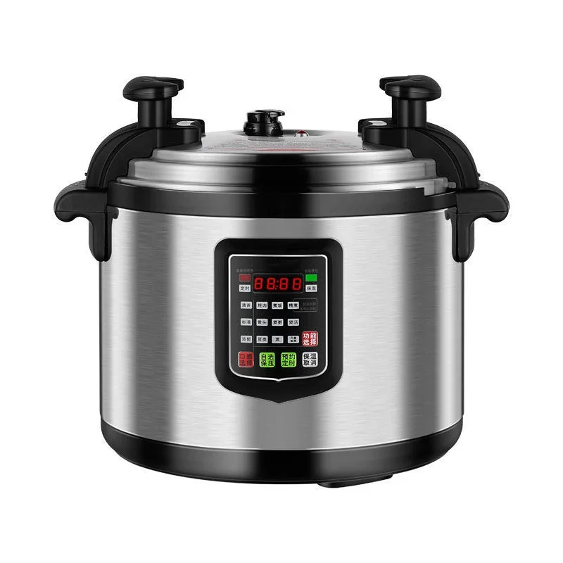 Großer Mehrzweck-Eintopf, Hammelfleischreis, Ugali-Kocher, kommerzieller Multicooker aus Edelstahl, 15 l, 18 l, 20 l, elektrischer Druck-Reiskocher