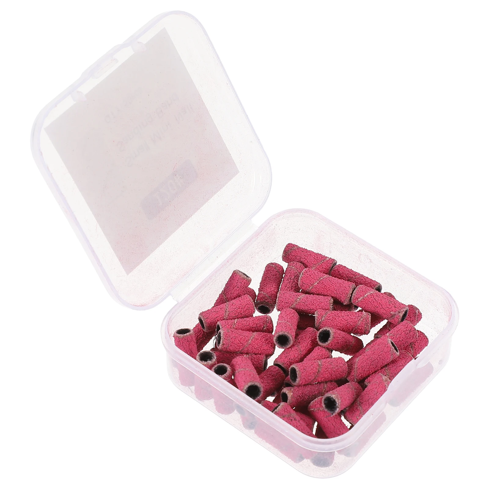 

50 Pcs Nail Sanding Bands Rings 3 1mm Grit for Drill Manicure Acrylic Nails Bearings Portable Home Salon Use