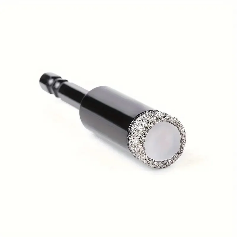Diamante brocas secas soldadas, liberação rápida, haste sextavada, furo viu cortador para granito cerâmico do mármore da porcelana, núcleo do tijolo