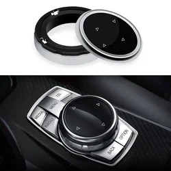 Car Center Console Multimedia Button, Decorative Cover, Trim for BMW E90, E91, E92, F20, F30, F10, F07, E60, E61, E84, F48