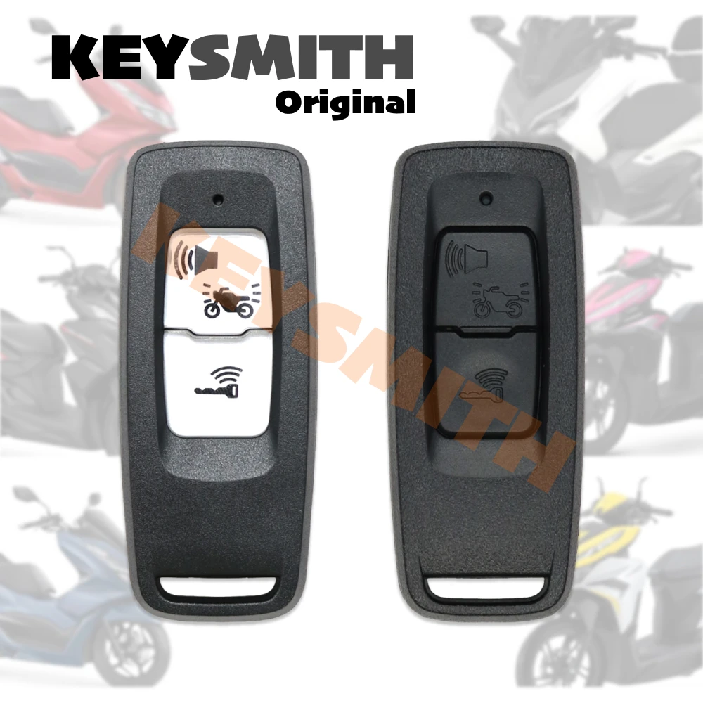 KEYSMITH 2 Button Motorcycle Smart Key For Honda PCX160 2022 Complete 433.92MHz Remote Key Fob ID47 Chip K1Z