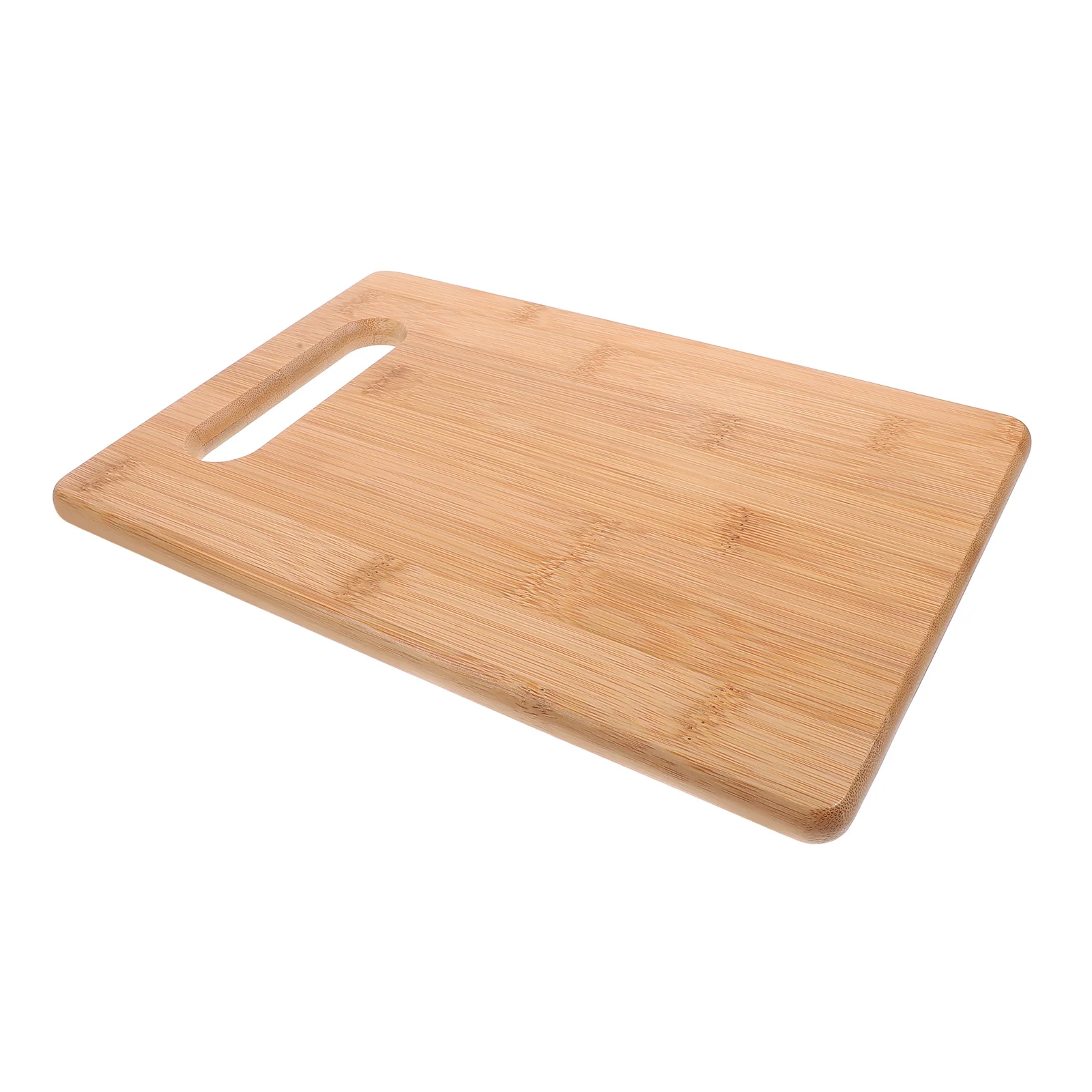 

Bamboo Cutting Board Hanging Chopping Meal Prep Boards for Kitchen Square Khaki Home