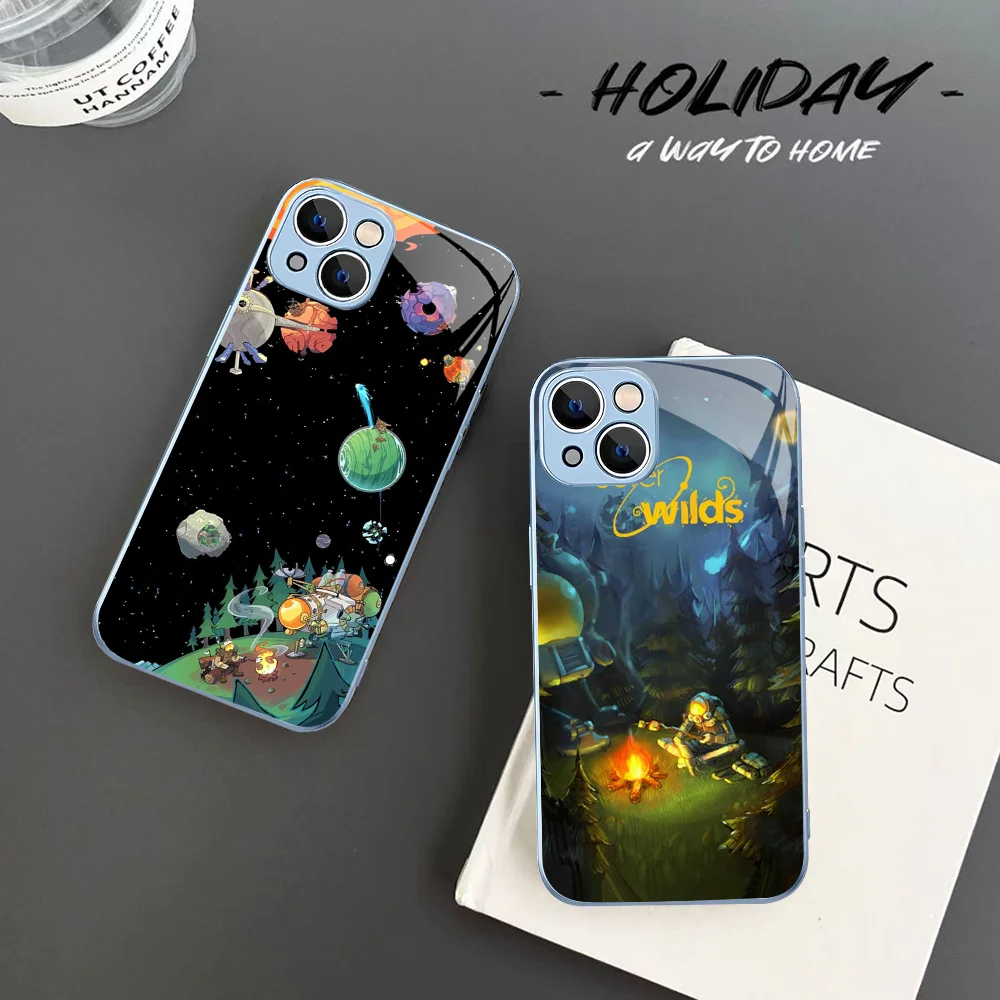 Outer Wilds Game Phone Case For IPhone 14 13 12 Mini 11 Pro XS Max X XR 14 Plus Tempered Glass Cover