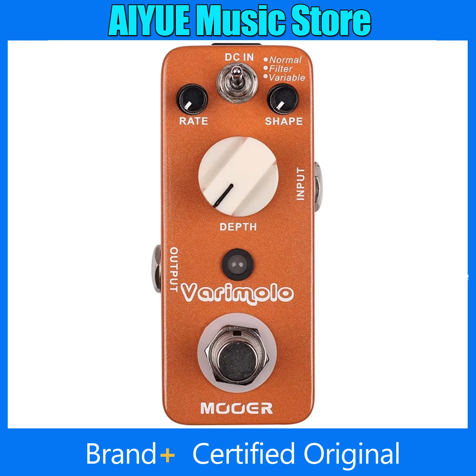 

MOOER Varimolo Electric Guitar Effect Pedal Digital Tremolo With Three Different Tremolo Modes Pedal Normal Filter Guitar Parts