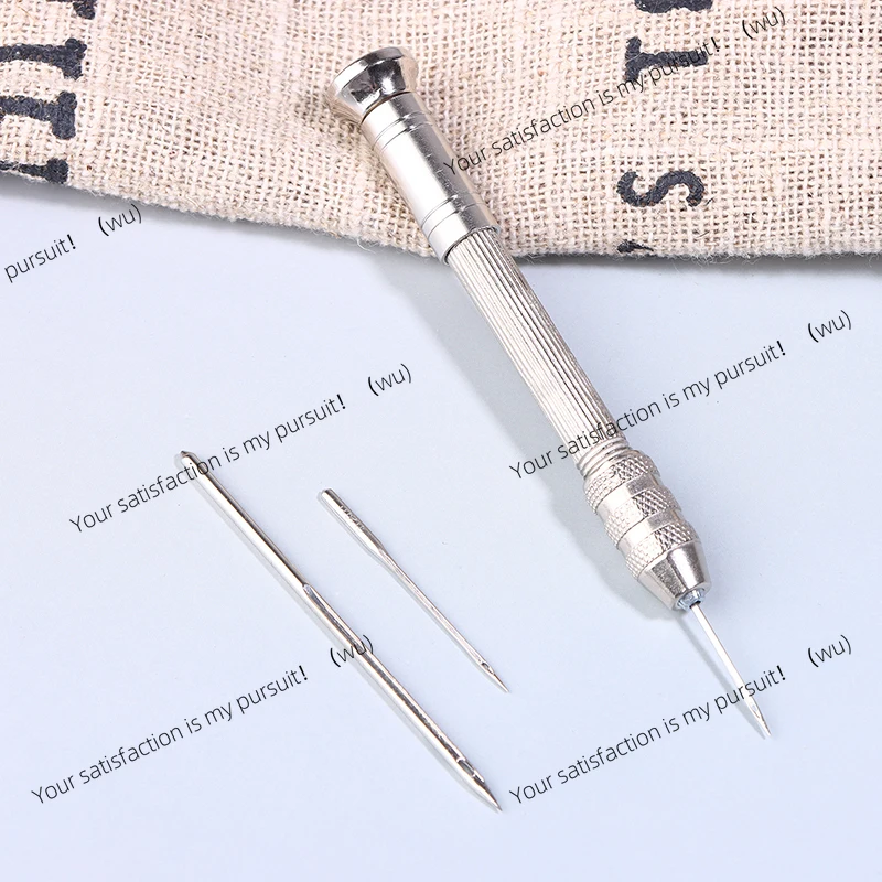 Picture 5: ZOCI-Leather Sewing Awl Repair Kit Replaceable Punch Stitching Needles With Awl Handle For Shoes Stitching DIY Leathercraft