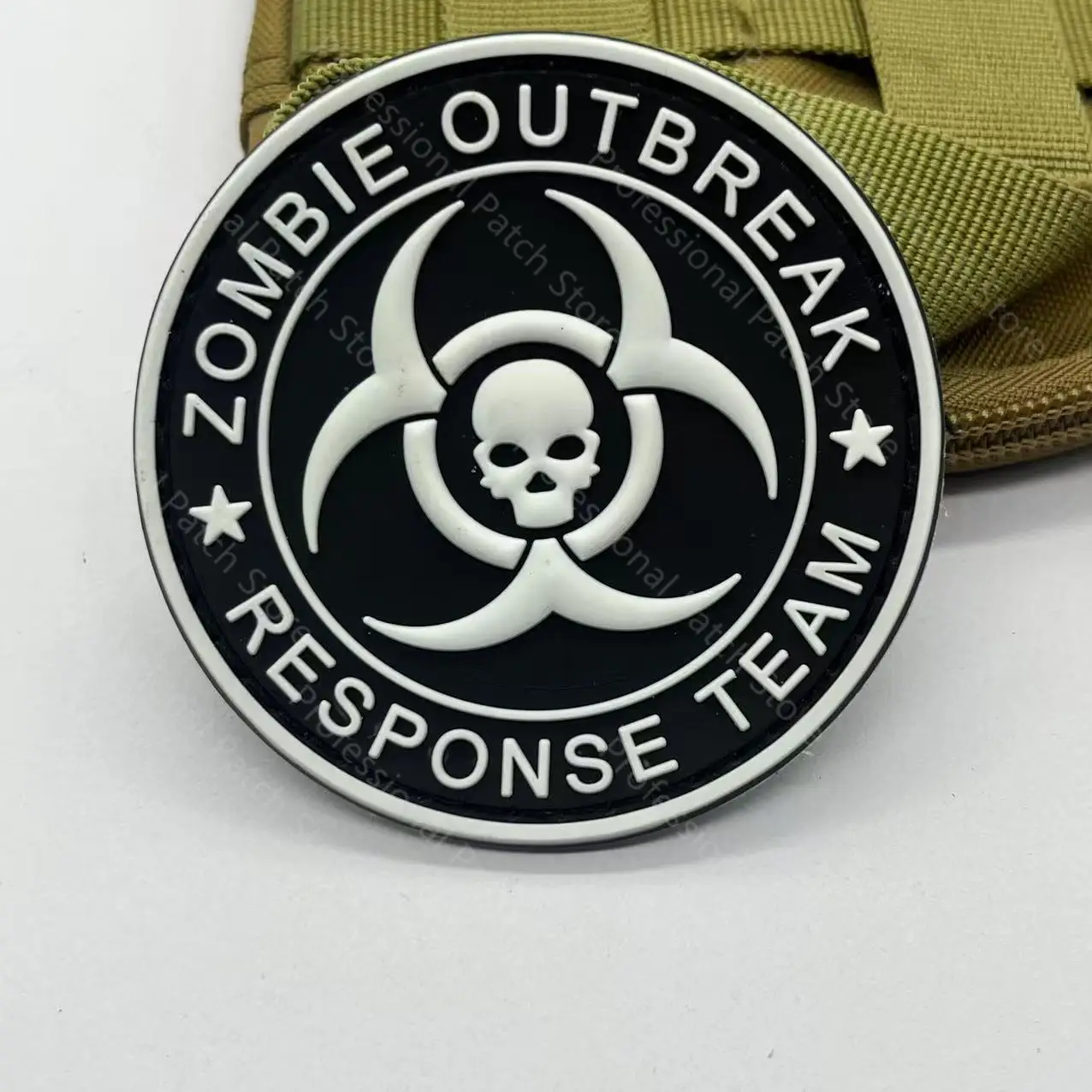 PVC Rubber 3D Badge Anime Accessories MEDIC BEAR USEC Drone Skull Punisher Project Honors Viking Patches Tactical with Hook
