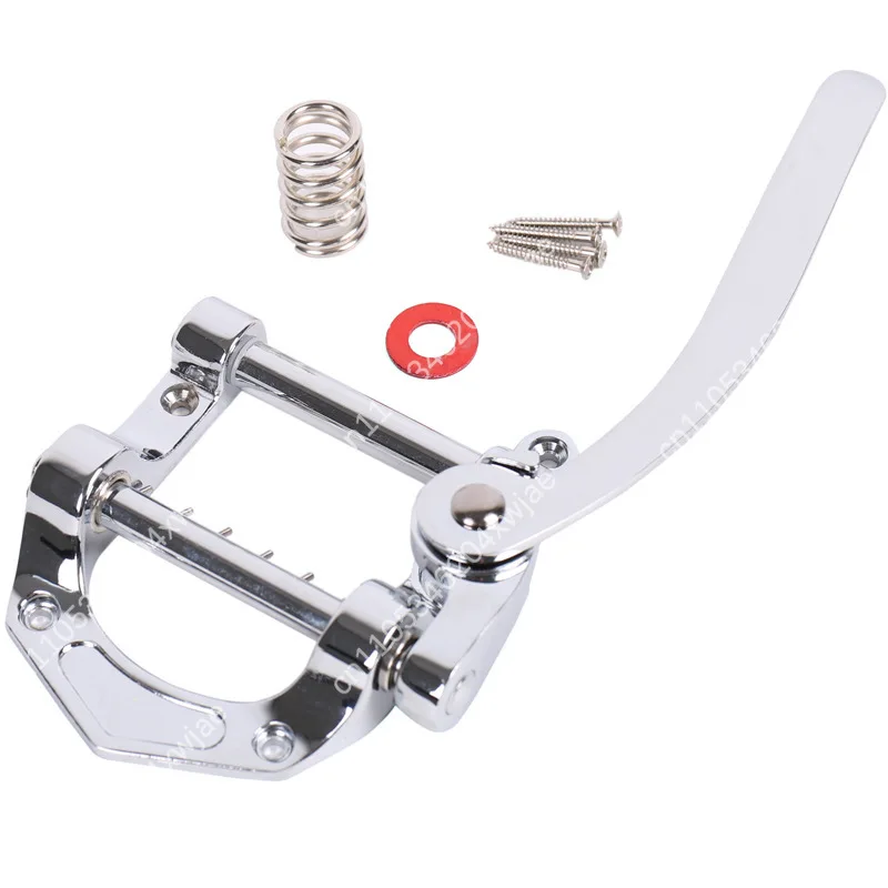 Metal Single Locking Tremolo Bridge for Electric Guitar, Vibrato Tailpiece with Whammy Bar for Replacement Upgrade