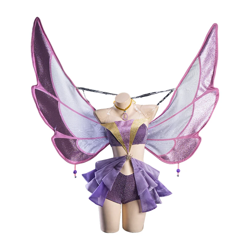 LAATSTE BATCH UWOWO Tecnaa Cosplay Anime Cosplay Kostuum Grote Fee Vleugels Cosplay Prinsen Kostuum Outfit Vlinder Halloween Kostuum