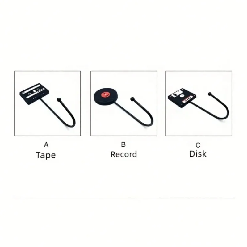 1/3pcs Retro Door Hook For Headset, Study, Esports Room.Gaming Room, Strong Capacity Of Hanging Backpack/Ear Phone