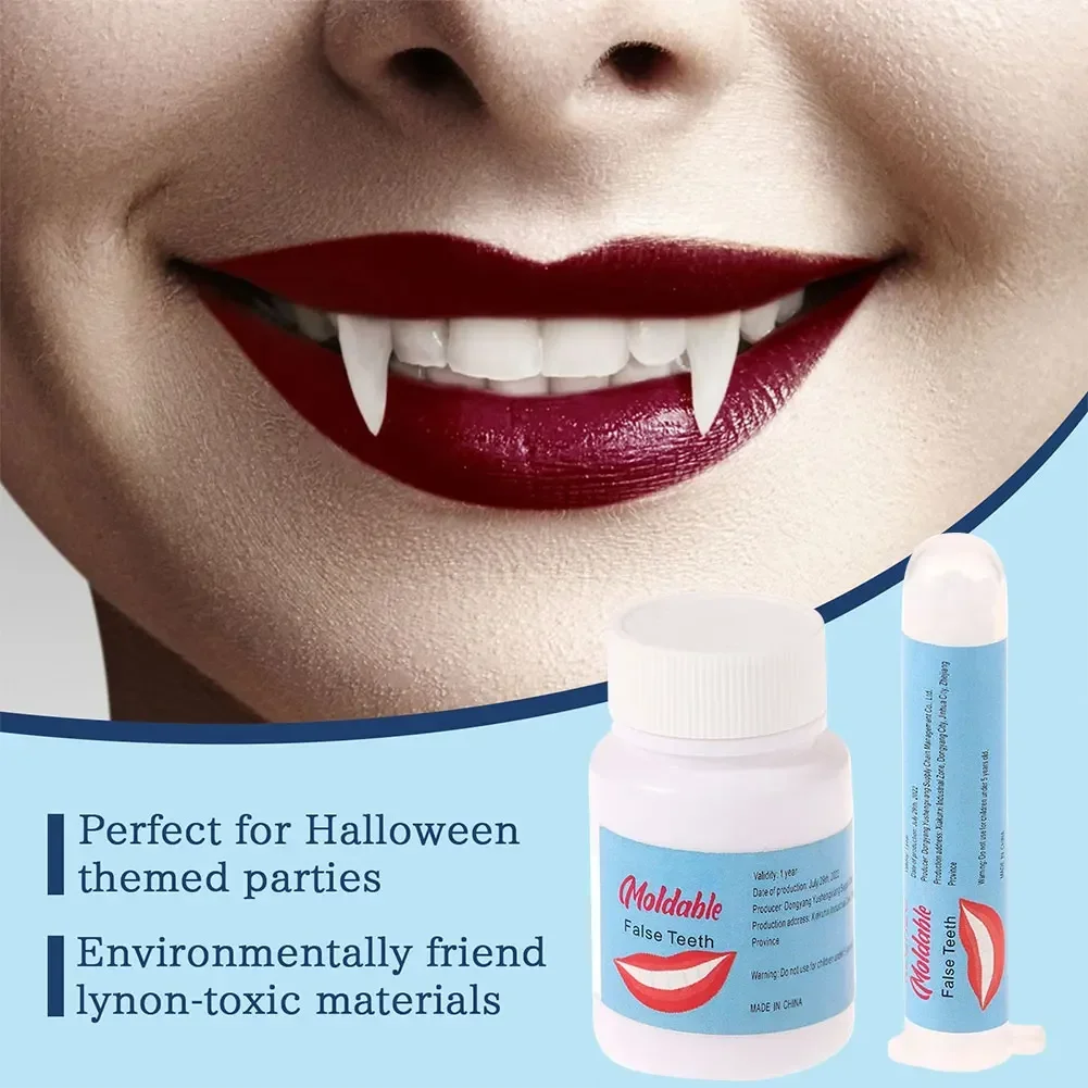 

Sdotter New 5-50ml Resin Tooth Repair Glue Shapeable Teeth Gaps Filling Solid Temporary Teeth Repair Falseteeth Glue Safety Dent